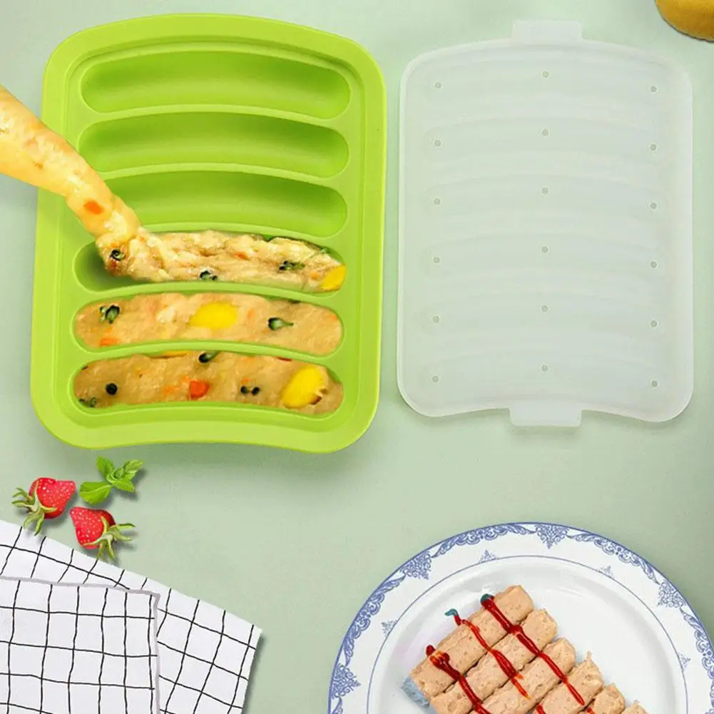 Baby Food Dogs - DIY Grade Silicone Sausage Mold Homemade