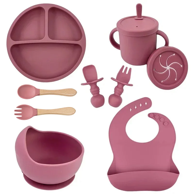 Baby Food Nutrition - Food Grade Silicone Child Dish Set