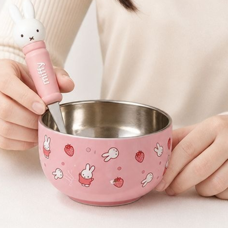 Cartoon Kawaii Miffy Stainless - Baby Food In Japan 评论和价格