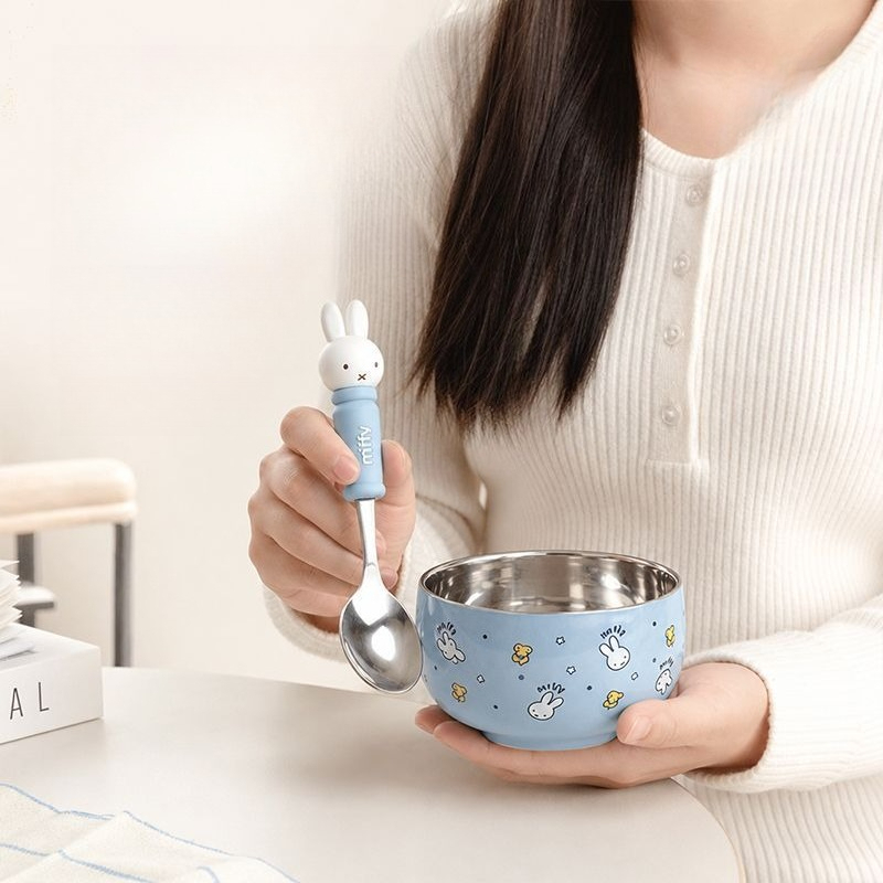 Cartoon Kawaii Miffy Stainless - Baby Food In Japan 评论和价格