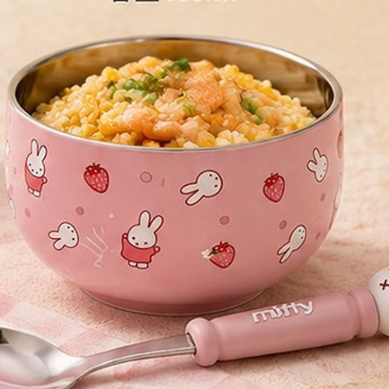 Cartoon Kawaii Miffy Stainless - Baby Food In Japan 评论和价格