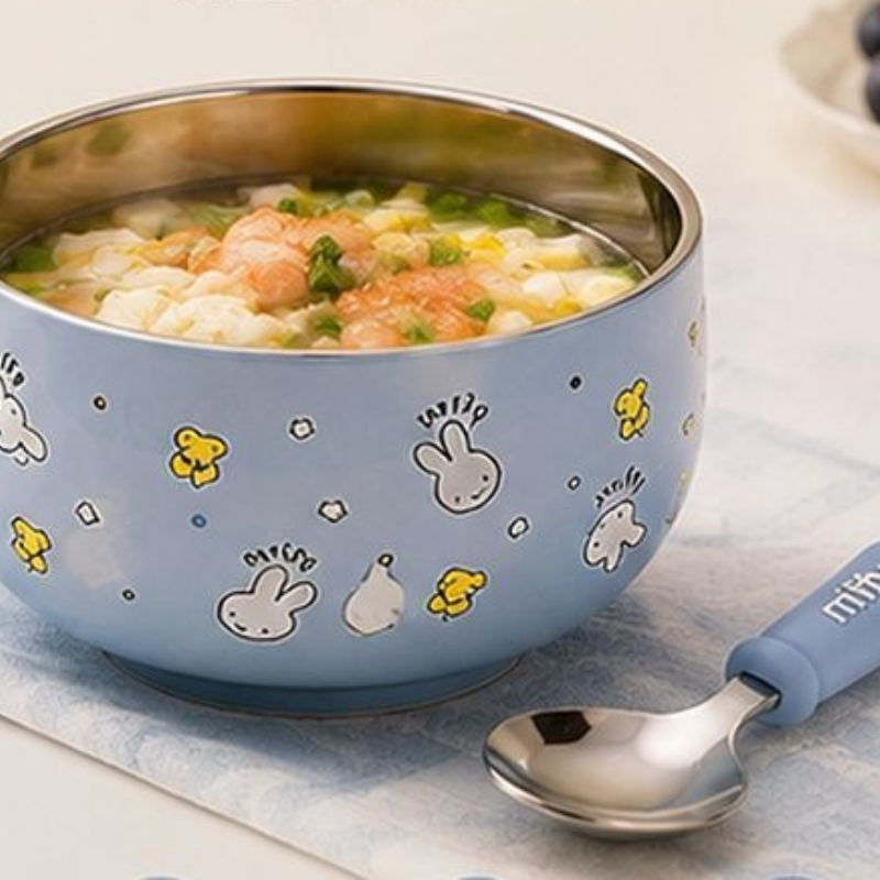 Cartoon Kawaii Miffy Stainless - Baby Food In Japan 评论和价格