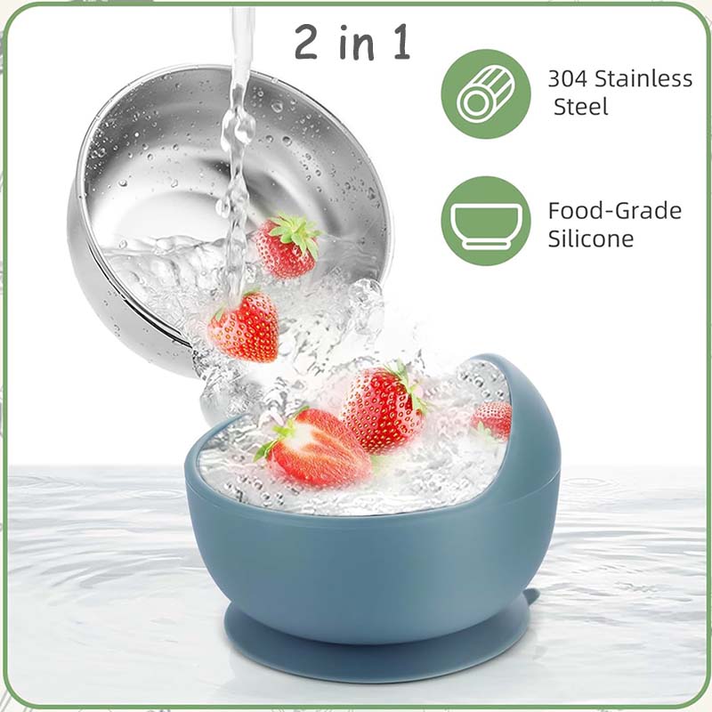 3Pcs Set Baby Feeding Bowl Wit - Baby Food Kit 评论和价格