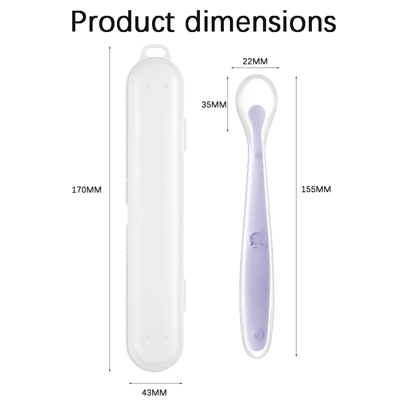 1PC Baby Silicone Spoon Baby C - Baby Food Nutrition 评论和价格
