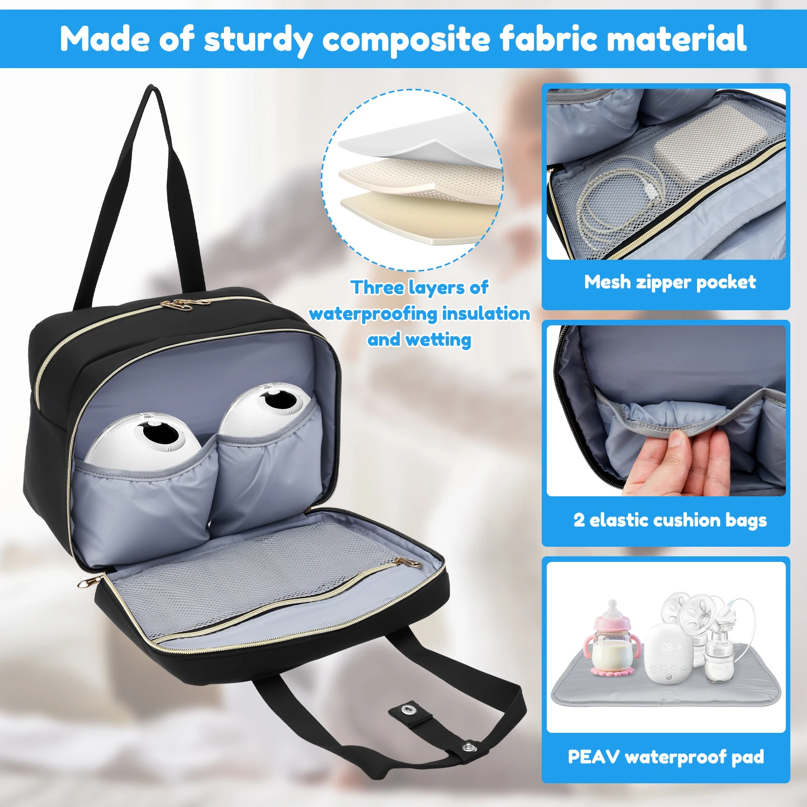 Breast Pump Storage Bag with I - Baby Food Nan 评论和价格