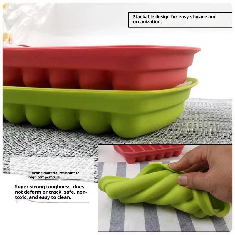 6 Grids Silicone Sausage Hot D - Baby Food Dogs 评论和价格