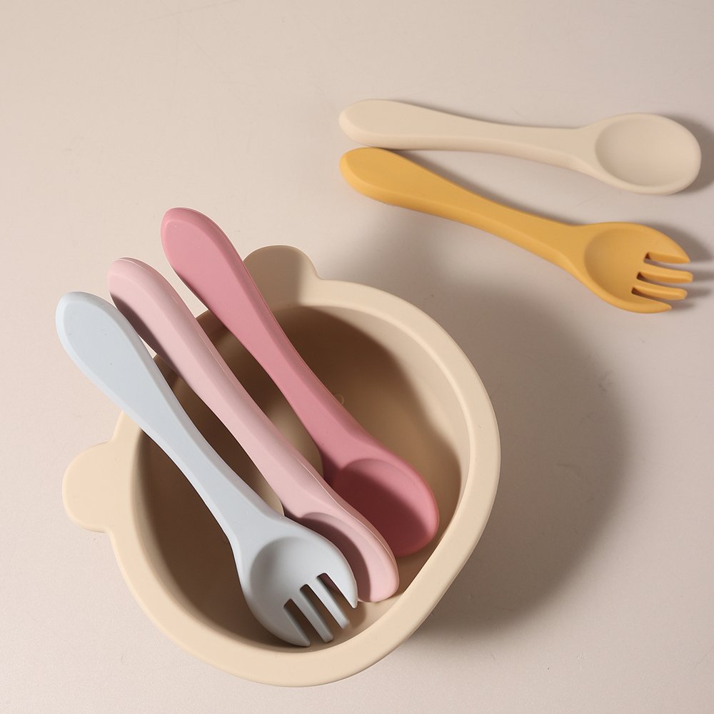 Custom Name 1 Pair Silicone Sp - Baby Food Nutrition 评论和价格