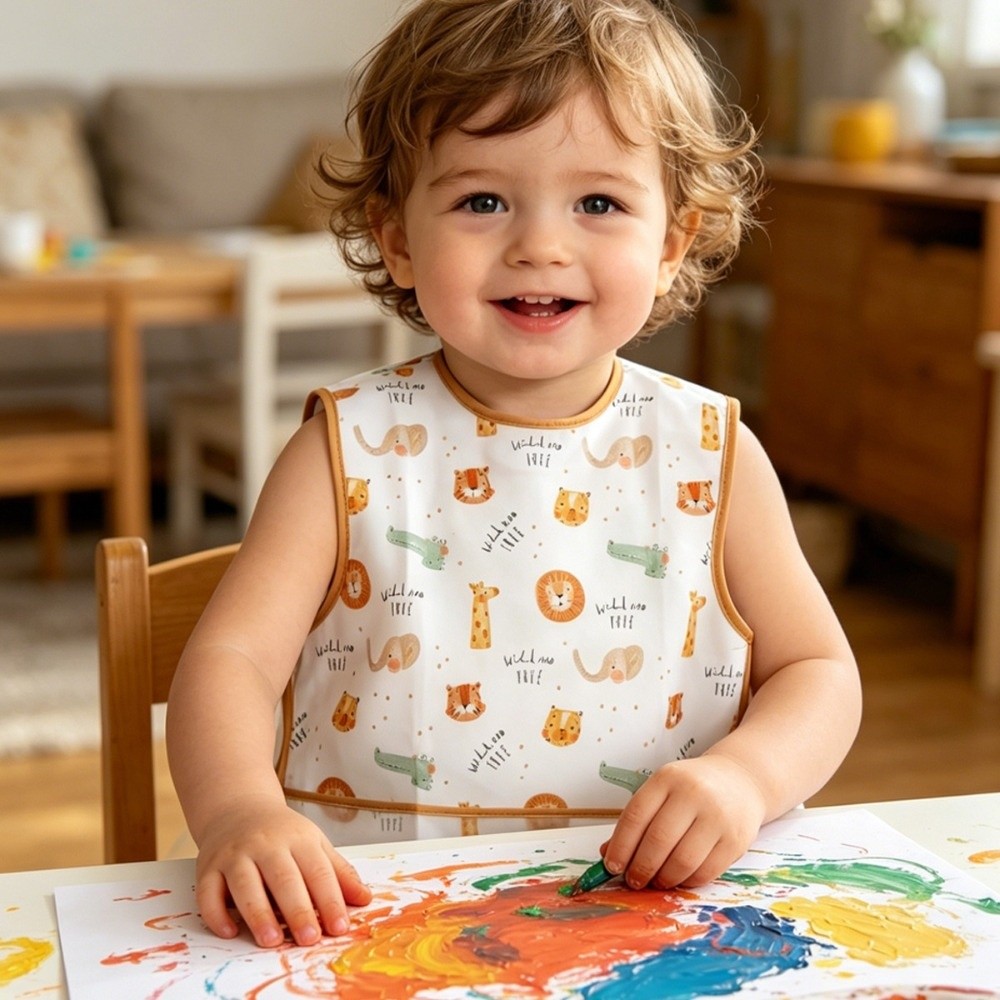 Waterproof Baby Feeding Bib Sl - Baby Food Eating 评论和价格
