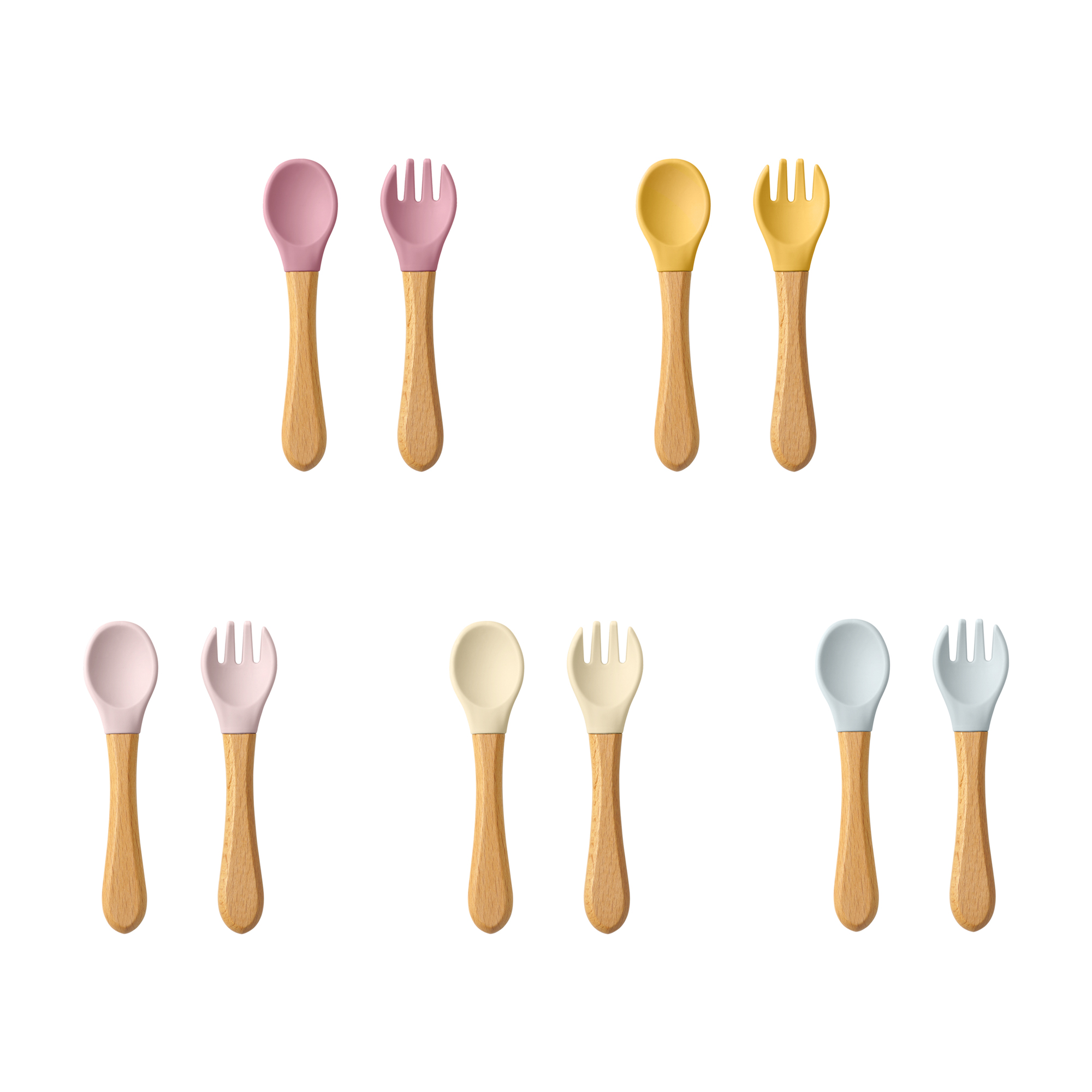 2PCS Baby Learning Spoons Uten - Baby Food Nutrition 评论和价格