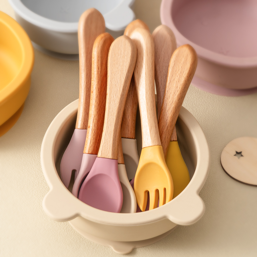 2PCS Baby Learning Spoons Uten - Baby Food Nutrition 评论和价格