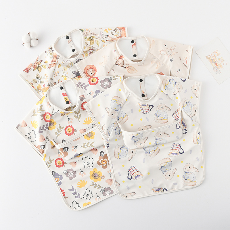 Newborn Baby Bibs Blouse Water - Baby Food Kit 评论和价格